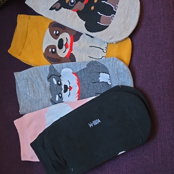 Dog lovers fun 5 pr socks bundle - Picture 6 of 6